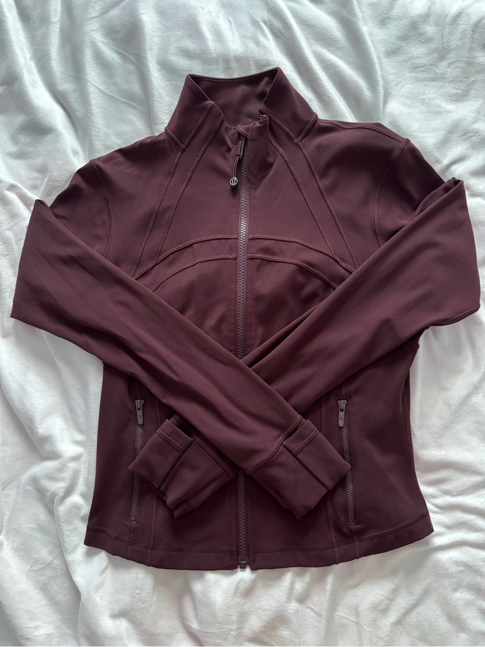 Lululemon Cropped Define Jacket - Deep Burgundy